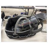 Vintage Gold Bag Caddy and Tool Caddy