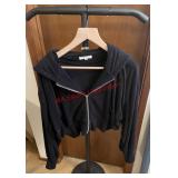 Women's black half sweatshirt size M (master
