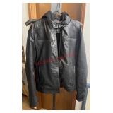 Fried Denim NYC men's black faux leather Jacket