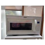 WHIRLPOOL Hood Microwave WORKS  1PM PICKUP