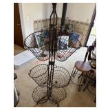 Metal multi Tier basket stand             (Dining