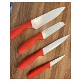 Set of Cuisinart Knife One Melted Handle