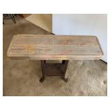 Metal base Farmhouse Style Table         (Living