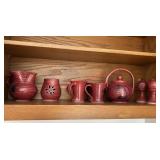 Penny Duncklee Pottery Set            (Sunroom)