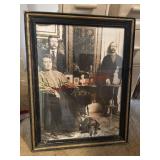 Large Framed Vintage Photo                (master