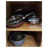 Pots and pans  Cupboard Lot        (Kitchen)