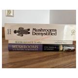 Lot of 3 Mushroom Books            (Sunroom)