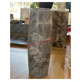 Carved Stone Heavy Tall Vase           (Dining