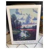 2001 Skagit Valley Tulip Festival Print on wood