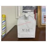 white Gibraltar Mailbox (Garage side room)