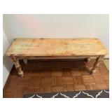 Sturdy Wood Bench      (Entry Way_)