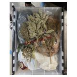 Vintage Christmas ornaments and other items lot