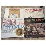 Lot of 4 Good records - Johnny Mathis, Rex