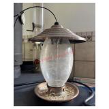 Copper colored Bird Feeder Pot Belly