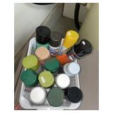 Spray paints and other cans lot (garage)