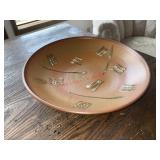 Signed Studio Art Pottery Bowl          (Living