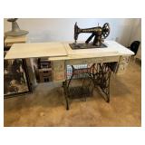 Signer Manufacturing Sewing Machine and Desk