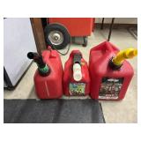 Gas can lot (garage side room)