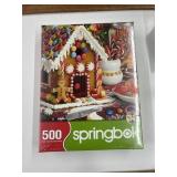 In opened springbok puzzle (garage side room)