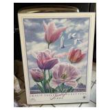 1991 Skagit Valley Tulip Festival Print on wood