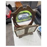 Vintage picture revolving picture frames missing