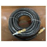 black reinforced rubber air hose 25ft (garage