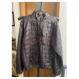 patagonia men's sweater with tears and marks of