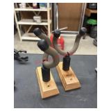 Two Wall Mount Guitar Holder
