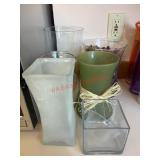 Glass Vase Lot              (Kitchen)