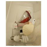 Night lights in tote with lid- bedroom 1