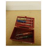 Tiny toolbox with screwdrivers- bedroom 1