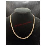 Braided Sterling Necklace (jewelry)
