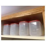 Tupperware shelf lot                 (kitchen)