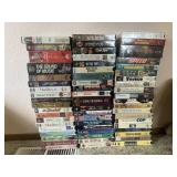 Large Lot of good VHS in box              (Living