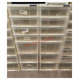 Plastic drawer storage organizers (office)