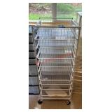 Wired basket storage (office)