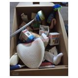 Box Lot of Bathroom Stuff  (Upstairs Master)
