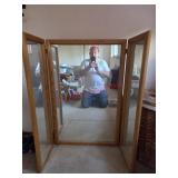 3 Sided Mirror  (Upstairs Master)