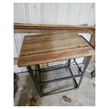 Rolling table, missing wheel- shop