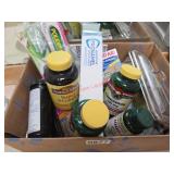 Box Lot of Bathroom Supplies  (Upstairs Master)