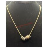 Sterling Beads and Chain Necklace (jewelry)