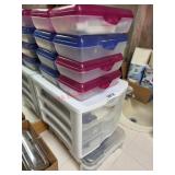 Bathroom Totes and contents  (Upstairs Master)