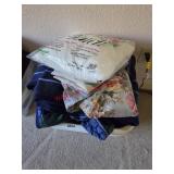 Basket of Blankets, Linens and more  (Upstairs