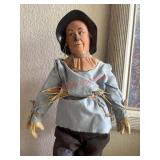 Franklin Mint Porcelain Scare Crow 20in