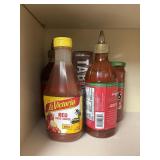 Lot of NEW hot sauces                  (kitchen)