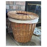 Smaller Woven Hamper          (Main Living Room)