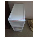 Plastic Storage and contents (Upstairs Master)