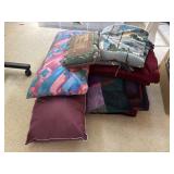 Body Pillows and Blankets lot