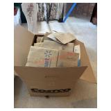 Box of Paper bags                   (Dining room)
