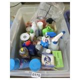 Assorted Partial Bottles of cleaners (Garage)